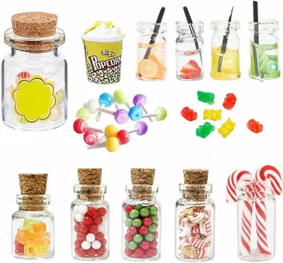 Productafbeelding van Miniatuurset met 15 kerstdecoraties voor Wichteldorp