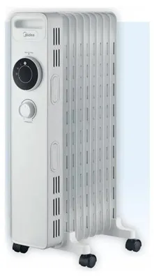 Obrázek produktu pro Midea NY2009-22M, Olejový elektrický přímotop, Olej, Vnitřní, Podlaha, Bílá, SPCC