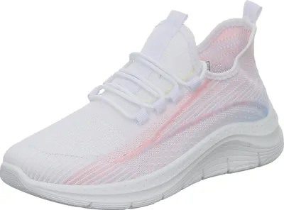 Produktbild von Sneakers Damen-Sneaker Weiß-Rosa, Farbe:weiß, EU Größe:42