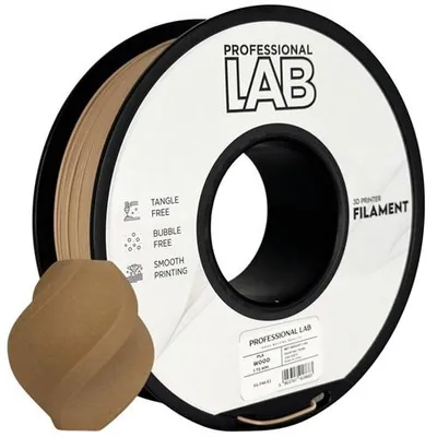 Produktbild von Filament PLA Wood Prof. Lab 1,75 mm 1 kg – Holz