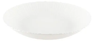 Produktbild von Weißer tiefer Teller „Flora“, 21,2 × 21,2 × 3,8 cm – 6er-Set