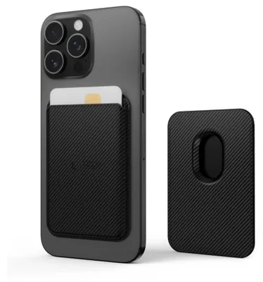 Produktbild von Tech Protect MagSafe Wallet - Schwarz Carbon