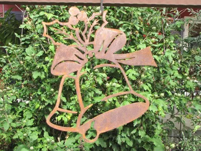 Produktbild von Edelrost Fensterbild Glockenpaar