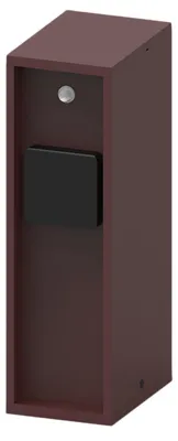 Produktbild von Novatool 1x Steckdosensäule 3-fach außen Braun Edelstahl eckig IP44 mit Dämmerungssensor Steckdose Aussen Gartensteckdose Outdoor Steckdosensäule Garten Steckdosenturm (Elektro)
