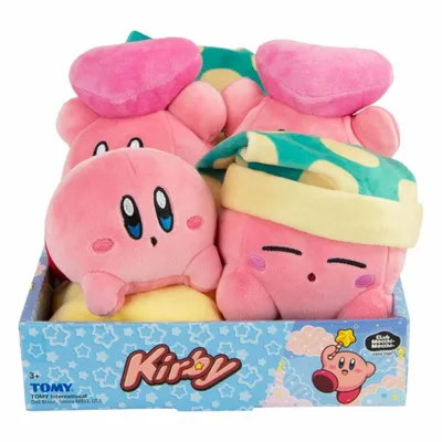 Obrázek produktu pro Plyšové figurky Kirby Mocchi-Mocchi Junior, série 4, 15 cm, sada (5 ks)