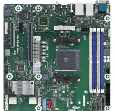 Obrázek produktu pro Asrock X570D4U, Socket AM4, Socket AM4, DDR4-SDRAM, 32 GB, DIMM, 1.2 V