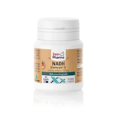 Obrázek produktu pro Zein Pharma nadh (koenzym 1), 15 mg, 40 tobolek 13775