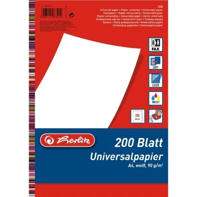 Produktbild von Herlitz Universalpapier / Kopierpapier / 200 Blatt / A4 / 90g/m²