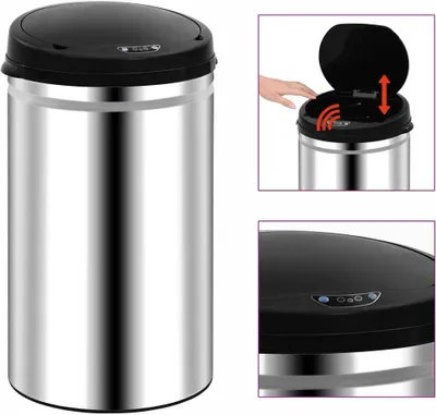 Produktbild von Automatischer Sensor-Mülleimer 40 L Edelstahl