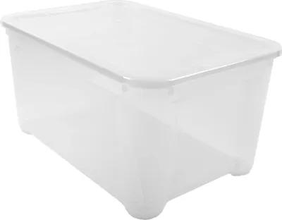 Produktbild von Aufbewahrungsbox - Ordnungsbox - 47 l - Mit Deckel - Kunststoff
