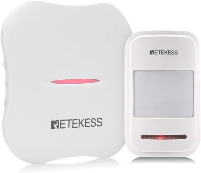 Obrázek produktu pro Retekess TH011-TH016 Chytrý domácí detektor pohybu, bezdrátový bezpečnostní senzor s nastavitelnou citlivostí, 110° široký úhel detekce