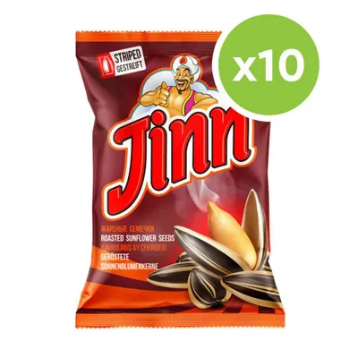 Produktbild von Sonnenblumenkerne JINN / Dschinn 300g x 10 Ungesalzen&Geröstet