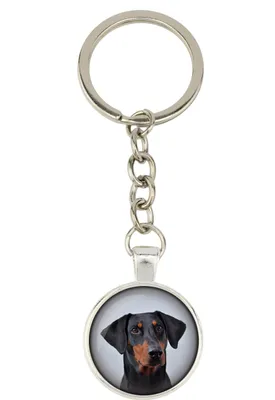 Produktbild von Dobermann II - Schlüsselanhänger mit Ihrem Foto, Schlüsselanhänger, Taschenanhänger der Marke Art-Dog
