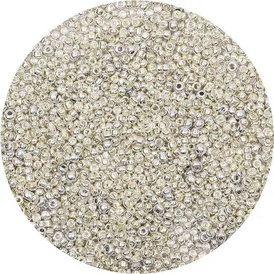 Immagine prodotto di Perline metalliche da 4 mm, 2000 pezzi - Perline piccole per gioielli