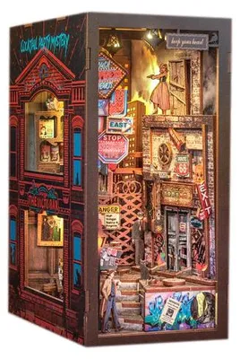 Produktbild von Baukasten Cutebee Booknook The Long Goodbye BN02B Holz 18 x 11 x 23 cm