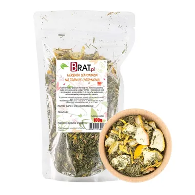Obrázok produktu pre Ovocný čaj - Limonáda na citrónovej tráve 100g Brat.pl