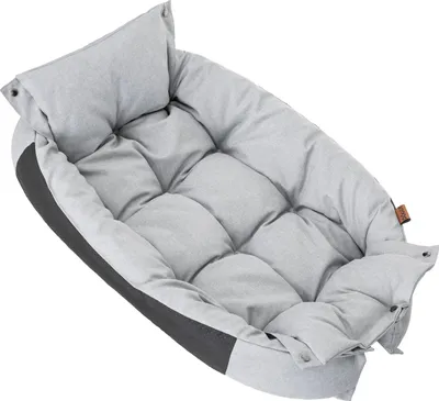 Produktbild von 2in1 Hundebett & Hundematratze -120x80cm- Wasserdicht, Faltbar, Rutschfest – Sofa & Liegeplatz für Hunde & Katzen | Doggy