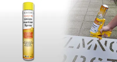 Produktbild von Jaeger 756 Kronalux® Linienmarkierspray weiss RAL 9010 750ml