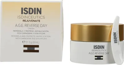 Obrázok produktu pre ISDIN ISDINCEUTICS A.G.E. Reverse Day, Denný krém, Ženy, Univerzálna pleť, Tvár, Proti starnutiu, Hydratačné, 50 g