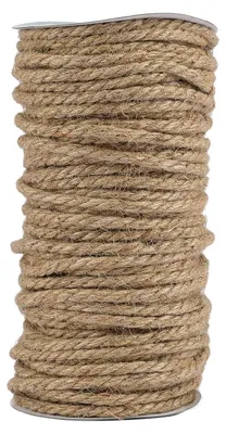 Image de Vaessen Creative, corde en jute naturelle, 5 mm x 50 m - idéale pour le jardin, la cuisine et l'emballage
