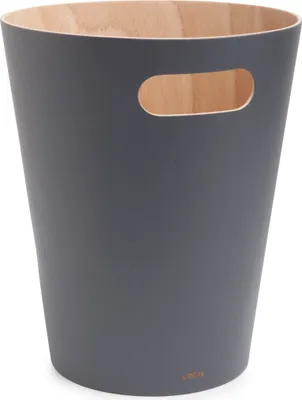 Obrázek produktu pro Odpadkový koš UMBRA WOODROW - dřevěné uhlí