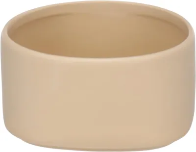 Produktbild von Flamingo Futter- und Trinknapf Zara rund beige für Hunde