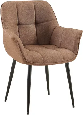 Produktbild von CLP Esszimmerstuhl Roseville Gesteppt taupe Material Stoff