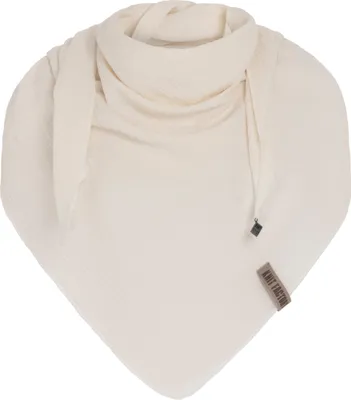 Produktbild von Knit Factory Liv Dreieckstuch - Beige - 190x85 cm