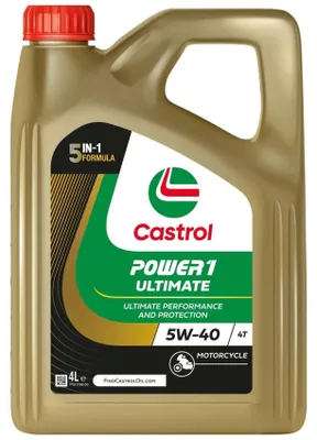 Produktbild von CASTROL Power 1 Ultimate 4T für 5W-40 4 Liter Motoröl Motorenöl Öl Motorradöl Motorbike