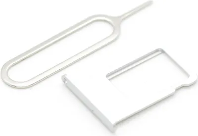 Produktbild von iPHONE 6 SIM KARTEN HALTER ADAPTER FACH STECKER TRAY SLOT CARD SIM-PIN SILBER