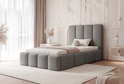 Produktbild von FURMEB24 Polsterbett MARO - 120 x 200 cm - GRAU