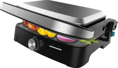 Elektrogrill 1500 W, 281x173 mm, Antihaft, 180° Öffnung