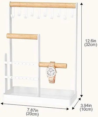 Produktbild von Sicherheitsglas Schmuckbox, Schmuckhalter, Kettchenhalter - Schmuckbaum - Schmuckorganisator