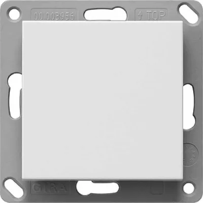 Produktbild von Gira Funk-Wandsend. batterielos 1fach reinweiß 242103