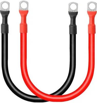 Productafbeelding van Accukabel 35 mm² 50 cm M10 voor voertuigbatterijen 12 V en 24 V