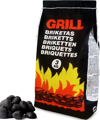 Produktbild von DEUBA® 21 Kg Grillbriketts 7 x 3kg Holzkohle Grillkohle Holzkohlebriketts Holzkohlegrill Grill