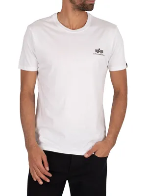 Produktbild von Alpha Industries Herren Grundlegendes T-Shirt, Weiß L