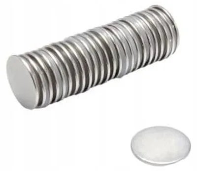 Image de Aimant néodyme cylindrique MW 15x1 mm N38 100 pièces