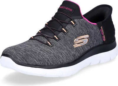 Produktbild von Skechers Damen Slip-on sneaker schwarz grau