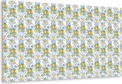Produktbild von Fliesen Vinyl Selbstklebend Spritzschutz Aufkleber für die Küche, Zitronen - 100 cm x 50 cm