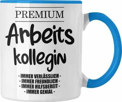 Produktbild von Trendation - Lieblingskollegin Premium Kollegin Lustige Tasse für Kollegin zum Geburtstag als Geschenk mit Sprüchen (Blau)