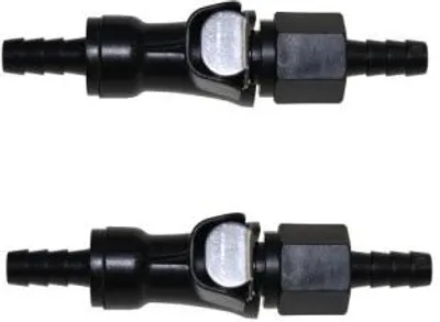 Produktbild von Benzinschlauch Kupplung 8mm mit Schnellverschluss - 2 Stück für Roller Mofa Mokick Moped Motorrad Quad ATV