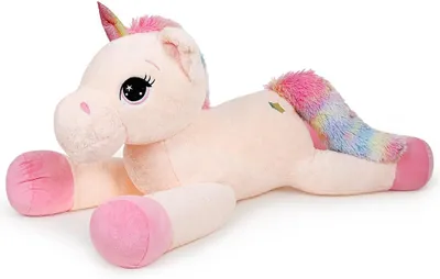Image de Peluche en forme de girafe, 80 cm, douce et moelleuse, idéale pour les enfants