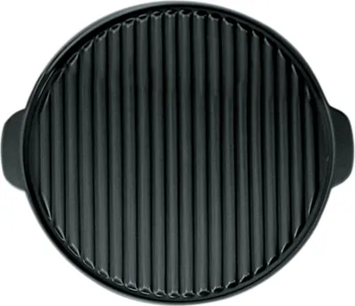 Produktbild von CreaTable Grillplatte SCHWARZ aus hochwertigem Spezialporzellan / BBQ - Schale / Grillporzellan