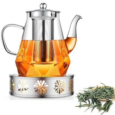 Productafbeelding van Theepot met Stoofje, 1,2 Liter, Borosilicaatglas