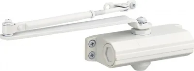 Image de Ferme-porte automatique réversible hydraulique force 3, blanc - THIRARD