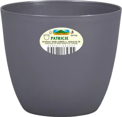 Obrázek produktu pro Nohel Garden Obal na květník PATRICIE MODERN plastový matný d25x22cm