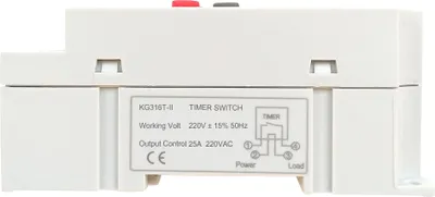 Obrázok produktu pre AC 220V 25A Digitálny programovateľný časovač Din Rail Elektronický časový spínač Controller s LCD displejom Hodiny