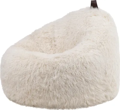 Produktbild von Icon Sitzsack Groß Kunstfell Beige Flauschig mit Füllung und Lehne Indoor Hergestellt in Deutschland