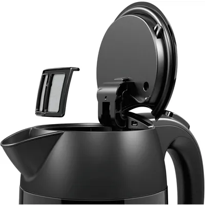 Obrázek produktu pro Bosch | Rychlovarná konvice | DesignLine TWK3P423 | Elektrická | 2400 W | 1,7 l | Nerezová ocel | 360° otočná základna | Černá leštěná konvice